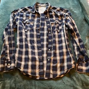 Mens snap up shirt
